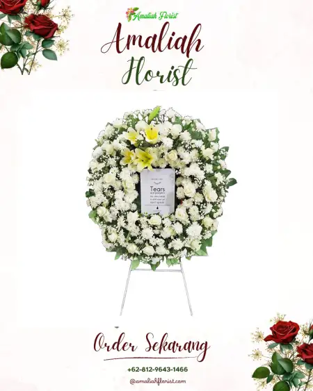 Krans Bunga Duka Krokeh